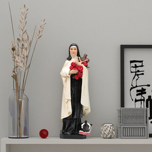 Artesanía de Resina Yu Yan Personalizada, Pintada a Mano, Della Madonna, Santa <span class=keywords><strong>Teresa</strong></span>, Arte Religioso Católico, Coleccionable de Navidad, Decoración del Hogar - Product Image 6