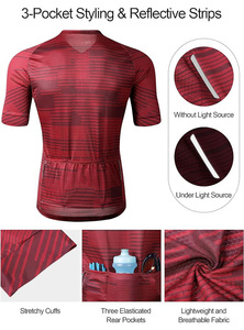 Sublimado <span class=keywords><strong>personalizado</strong></span> nombre del equipo Logo número impresión transpirable secado rápido <span class=keywords><strong>ciclismo</strong></span> ropa desgaste manga corta <span class=keywords><strong>ciclismo</strong></span> Jersey - Product Image 3