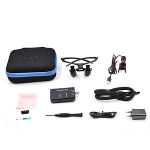 5x Tandheelkundige Loepen Chirurgische Binoculaire <span class=keywords><strong>Loupe</strong></span> 45 Graden Tweevlakshoek Met Afneembare 5W Led Koplamp <span class=keywords><strong>Loupe</strong></span> Tandheelkundige Voor Chirurgie Ent - Product Image 6