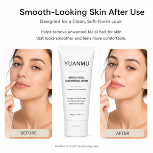 Crème dépilatoire pour le corps, naturelle, biologique, douce, à base de plantes, pour peaux sensibles, sans douleur, pour l'épilation du visage, pour femmes, marque privée - Product Image 5