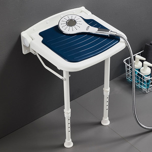 Diolans - Tabouret pliant mural pour salle de bain, siège de douche antidérapant, capacité de 120 kg, pour personnes âgées et femmes enceintes - Product Image 2