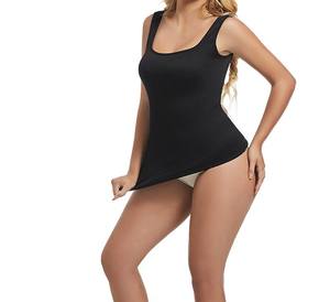 Chaleco personalizado superventas con cuello cuadrado sin costuras para dar forma a la cintura, chaleco extendido roscado para adelgazar con control del vientre para mujer - Product Image 3