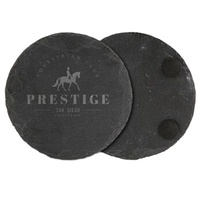 Sous-verres rectangulaires en ardoise noire gravée, personnalisables, à prix abordable