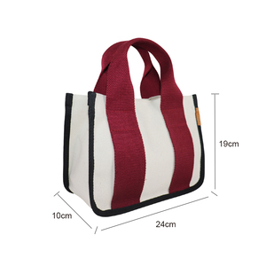 Bolso Tote de Lona Estructurado con Correa Desmontable para Mujer - Product Image 2