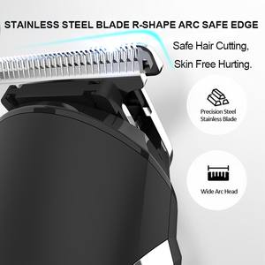 工場でカスタマイズ可能なプロ仕様の充電式コードレスバリカン、LED搭載メンズ電動トリマーバリカン - Product Image 4