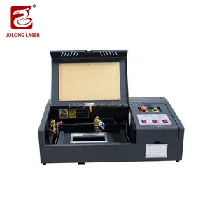 Shandong Julong Laser K40, Mesin Pemotong Pengukir Laser Co2 Kecil 40W Laser Pengukir