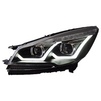 Phare de voiture modifié avec LED DRL Angel Eye, ensemble de phares à lentille bi-optique pour Ford Kuga MK2 2013-2016