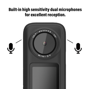 Caméra d'Action <span class=keywords><strong>Insta</strong></span> 360 X3 Mini 4K HD Vision Nocturne Écran Tactile WIFI Étanche Idéale VLOGGING - Product Image 6