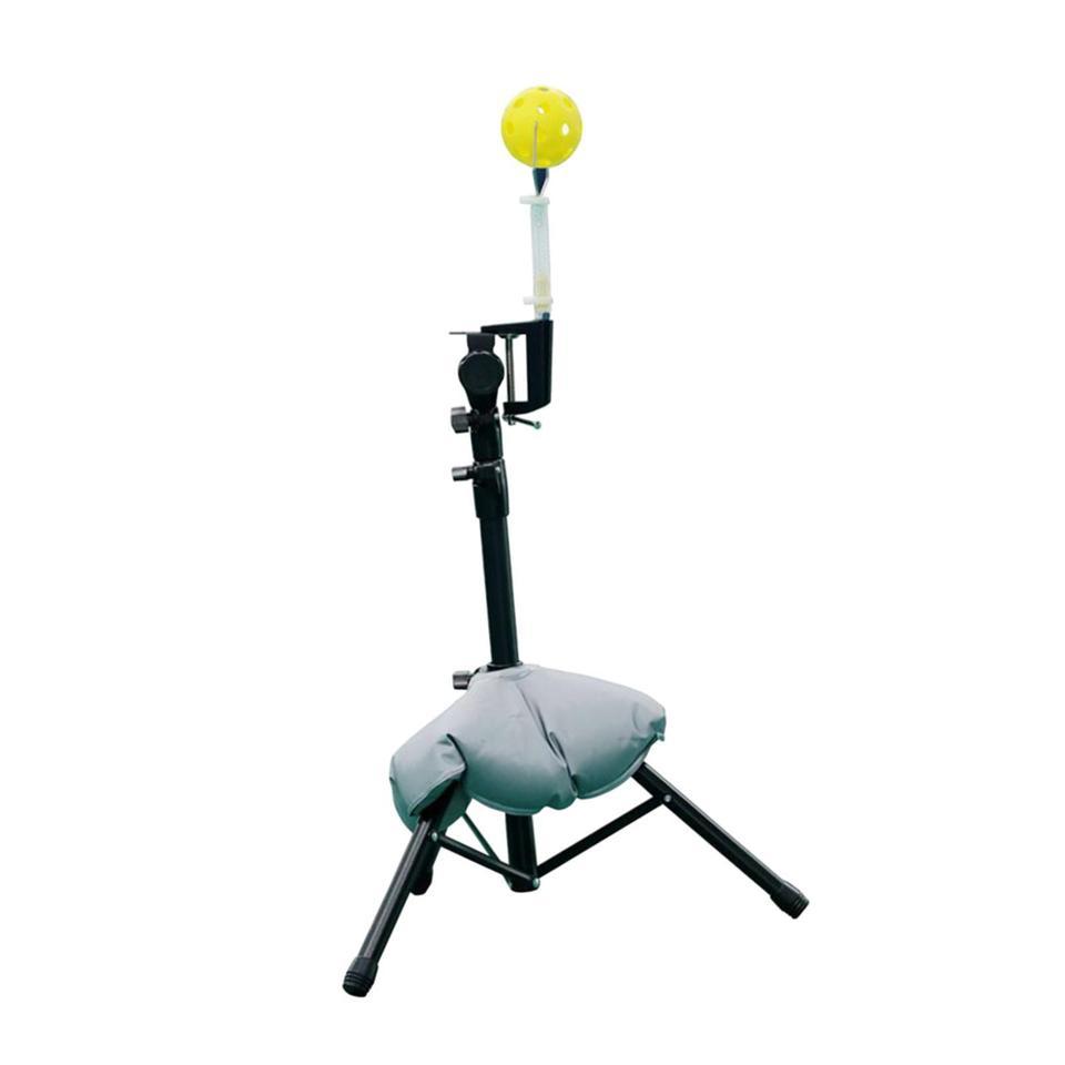 Pickleball Rebounder Training Machine Metal Ball Practice Simulator Height Adjustable for Adults & Beginners Home Gym Outdoors