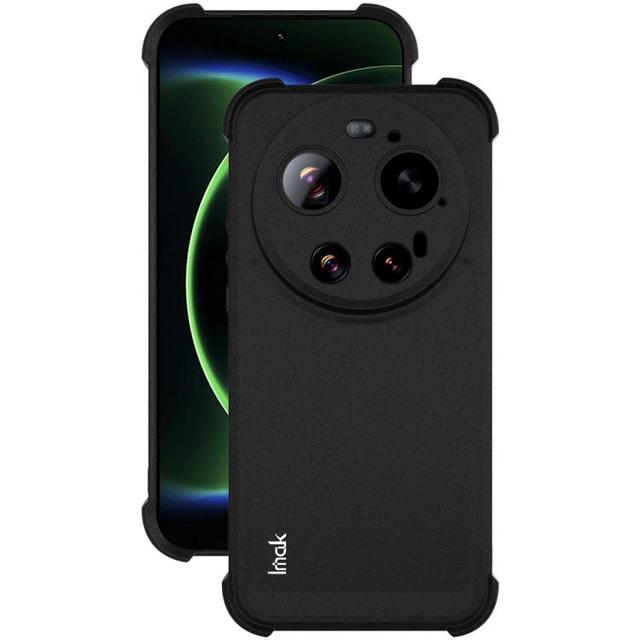 High Quality for Xiaomi 17 Ultra Imak Shockproof Airbag TPU Phone Case Matte Black