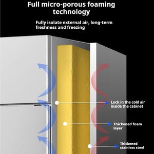 Congélateur commercial à très basse température avec support de personnalisation, vertical, porte simple - Product Image 2