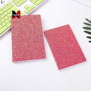 Libretas de <span class=keywords><strong>Agenda</strong></span> con Tapa Dura Brillante de Colores al por Mayor, Libretas con Polvo Dorado, Manualidades de Plástico - Product Image 5