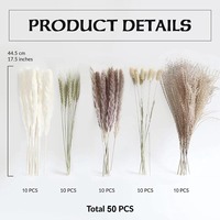 Bouquet de pampas séché et teinté en gros pour mariage, bouquet de roseaux et de queues de lapin, vente directe usine transfrontalière