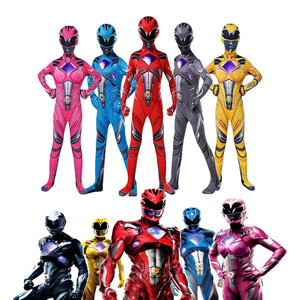 Disfraz de Power Rangers para Niños de 8 a 13 Años, Traje Completo para Juego de Rol, Anime, Primavera 2026 - Product Image 1