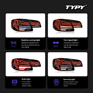 Feux arrière TYPY pour BMW Série 3 E92 2006-2013 ; feux arrière gravés au laser style CSL pour la Série 3 E92 Coupé - Product Image 4