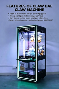 Black Claw <strong>Machine</strong> Modern Edition Coin Operated Arcade Game <strong>Machine</strong> Small <strong>Toy</strong> Crane <strong>Vending</strong> <strong>Machine</strong> for Boutique Gift Store Bar - Product Image 3