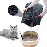 Piège à litière pour chat, Durable, Double couche, imperméable, grande taille, boîte à sable pour animaux de compagnie, tapis de nettoyage Premium