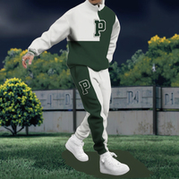 Suministro Directo 2025 Conjuntos de Sudadera con Capucha para Hombre, Deportivos Casuales, Cuello Redondo, Impresión Digital 3D, Tejido Transpirable, Color Personalizado, Otoño