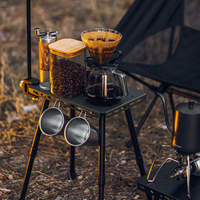 Table tactique IGT pliable et portable, en aluminium, modulaire, pour le camping en plein air, table d'appoint réglable en hauteur, table de cuisson pour barbecue