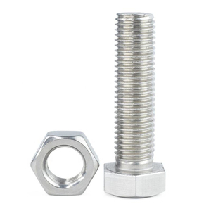 Tornillos Hexagonales de Acero DIN 931 DIN933 M3 M4 M5 M6 M8 M10 M12 M14 M16 M18 M20, Tornillos Nat con Rosca Parcial y Completa, Tornillos y Tuercas Hexagonales de Acero Inoxidable 304 - Product Image 4