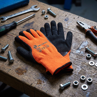 Guantes de Jardinería Recubiertos de Nitrilo Arenoso, Antideslizantes y Resistentes al Desgaste, Marca Snell Safety, Hechos en China, Guantes de Protección Personal