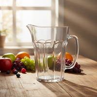 Bouteille d'eau/Verseuse transparente écologique pour boissons froides et glaçons, compatible PS/PC, Nouveauté 2025 – Ventes Flash en ligne