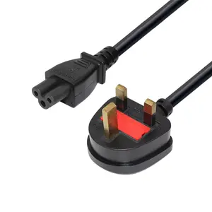 Manufacturer British Standard Plug 10A Electrical Wire 3 Core Power Cable Stripped And Tinned To BS-1363 UK Power Cord