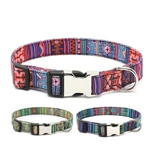 カスタマイズされた高級和風キャットカラー調整可能ネックストラップ付きポリエステルナイロンプリントBowtie - Product Image 5