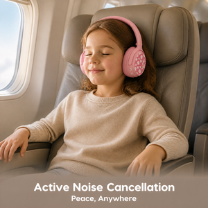 BuddyPhones Casque Bluetooth sans fil pour enfants, casque stéréo à suppression active du bruit, sans BPA, pour les voyages et les jeux - Product Image 3