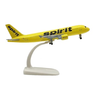 Игрушечная модель самолета A320 Spirit Airline, масштаб 1:200, 20 см, индивидуальный дизайн, для детей - Product Image 3