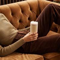 Tasses à café personnalisées de qualité alimentaire 17oz à double paroi isolées sous vide, anti-fuite, sans BPA