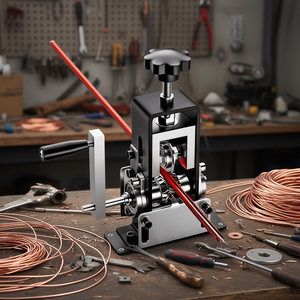 Máquina peladora de cables manual portátil de 0,04 a 1 pulgada de acero inoxidable para reciclaje de chatarra de cobre con 2 cuchillas gratuitas - Product Image 2