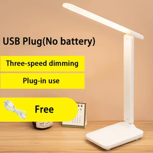 <b>Folding</b> <b>Table</b> Lamp Eye Touch Dimmable Color Temperature <b>Adjustable</b> LED Lamp Student Dormitory Bedroom Reading USB - Product Image 5