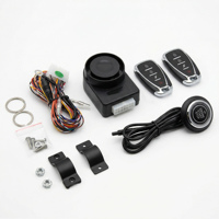 Système d'alarme de sécurité pour moto avec coupure automatique du moteur, antivol et immobilisateur