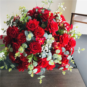 Tùy Chỉnh Sang Trọng Giả Bất Cảm Ứng Phong Lan Hoa Bóng Giả Lụa Tăng Nhân Tạo Trung Tâm Hoa Cho Bàn Đám Cưới Centrepiece Trang Trí Nội Thất - Product Image 5