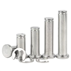 <span class=keywords><strong>Goupille</strong></span> de verrouillage rainurée en acier inoxydable Offre Spéciale M3 M4 M5 <span class=keywords><strong>goupille</strong></span> de chape à tête plate avec rainure - Product Image 1