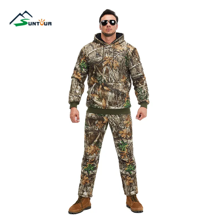 Cross border intelligent USB electric heating warm and hot outdoor sports hunting forest camouflage custom charge suit