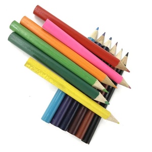 Juego de Lápices de Colores de Madera Natural de 3.5 Pulgadas y 12 Colores para Niños, Precio de Fábrica, Logotipo Personalizado - Product Image 5