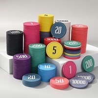 Fichas de Cerâmica Personalizadas com Códigos Antifalsificação, Fabricadas em Hangzhou, Fichas de Pontuação para Mahjong e Poker, Moedas Comemorativas de Clube