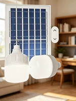 Lampes de secours LED solaires rechargeables portables, étanches IP65, avec charge USB pour la maison, le camping en plein air, la tente