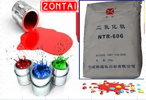二酸化チタンルチルTio2 Ntr606高級インテリアコーティングと高固体塗料使用