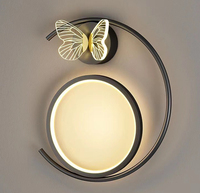 Lampes murales suspendues LED papillon, éclairage d'intérieur nordique, lampe de plafond, lampe de chevet, lampes suspendues, décoration de salon moderne