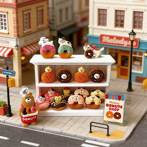 Figurines miniatures <span class=keywords><strong>de</strong></span> style japonais sur le thème des chats, pour boulangerie, café, mini-marché, accessoires <span class=keywords><strong>de</strong></span> <span class=keywords><strong>voiture</strong></span>, décorations <span class=keywords><strong>de</strong></span> table - Product Image 2