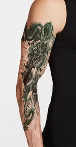 Großhandel Herren ungiftig temporäre wasserdichte Körper Cool Designs Arm Tattoo/Tattoo Aufkleber