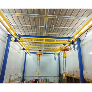 250 kg 500 kg 1 Ton Supply Indoor Workstation Combined Overhead Crane Rigid Freestanding Light Duty Overhead Bridge Crane - Product Image 4