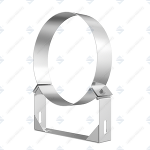 Support mural pour <span class=keywords><strong>tuyau</strong></span> <span class=keywords><strong>de</strong></span> cheminée extérieur en acier inoxydable SUS304/SUS316 pour tuyaux à double paroi <span class=keywords><strong>de</strong></span> 6 pouces, garantie 5 ans - Product Image 4