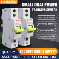 Interrupteur de transfert manuel à double alimentation industriel série LONGTAI SF119G |   1P 1-80A 230V/400V IP20 Argent/Cuivre 35mm Rail DIN CE