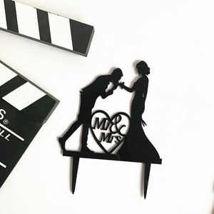 San valentino <span class=keywords><strong>MR</strong></span> amore proposta di matrimonio torta acrilica Plug-In nuova fornitura di decorazione per torta da forno - Product Image 2
