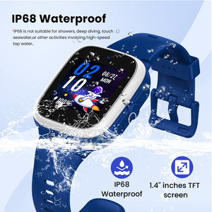 Montre intelligente pour enfants LAGENIO L29E 4G avec écran TFT carré, batterie 680 mAh, <span class=keywords><strong>assistant</strong></span> vocal IA, caméra, appels vidéo, réponse aux appels, GPS, WiFi, SOS, IP68, carte SIM - Product Image 4