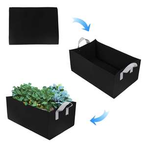 Sacs de plantation de lit de jardin surélevés rectangulaires longs de vente chaude d'usine feutre de plusieurs tailles pour cultiver votre propre - Product Image 3